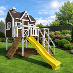 Детский игровой домик со спортивной секцией