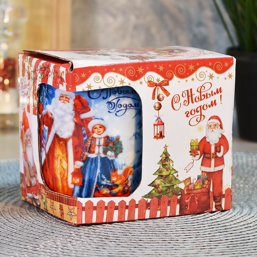 Кружка 360мл Новый год, 7680