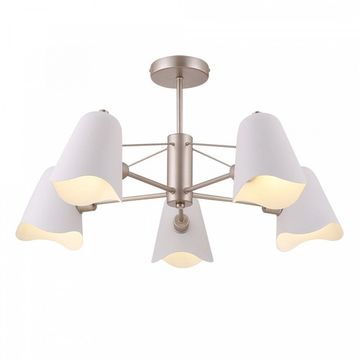 Люстра потолочная FR5037PL-05S серебро Manon Freya