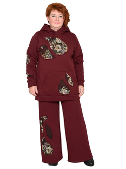 Толстовка из футера с начесом Любава