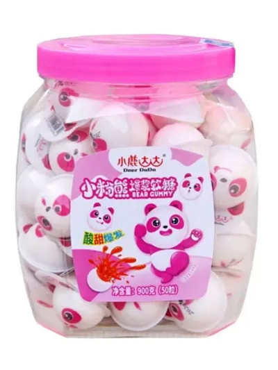 Жевательный мармелад с начинкой Розовая Панда 18г * 50шт