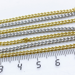 Цепочка, цвет золото, размер звена 3*2,5 мм, цена за отрезок 49-51 см