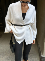 Кардиган-накидка FABIA, молочный