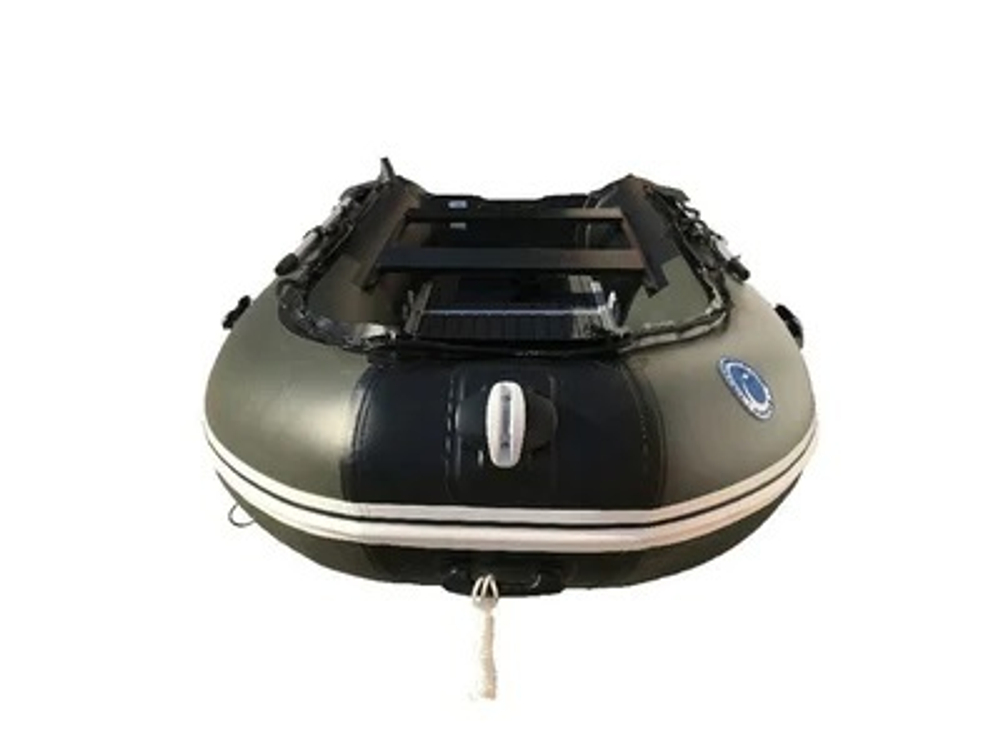Лодка ПВХ STORMLINE Flexiteek 380 (черно-зеленая/красно-черная)