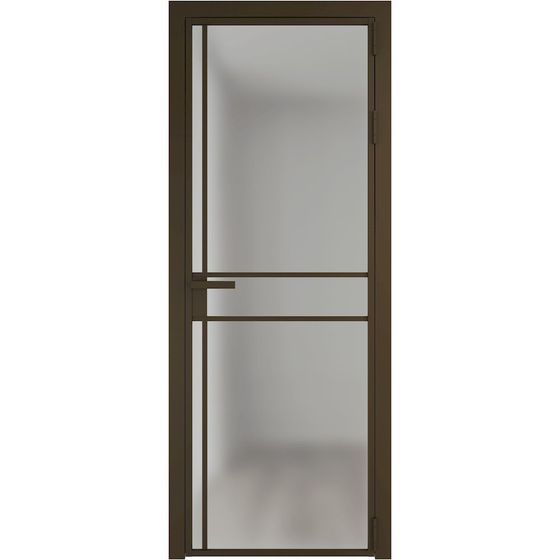 Алюминиевая дверь 9AG деорэ остеклённая