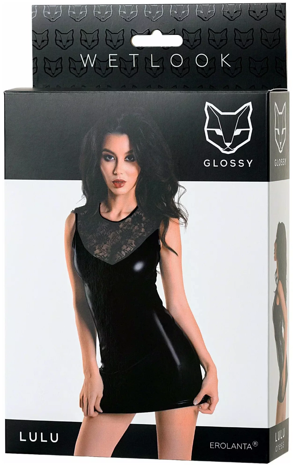 Платье Glossy Lulu из материала Wetlook S