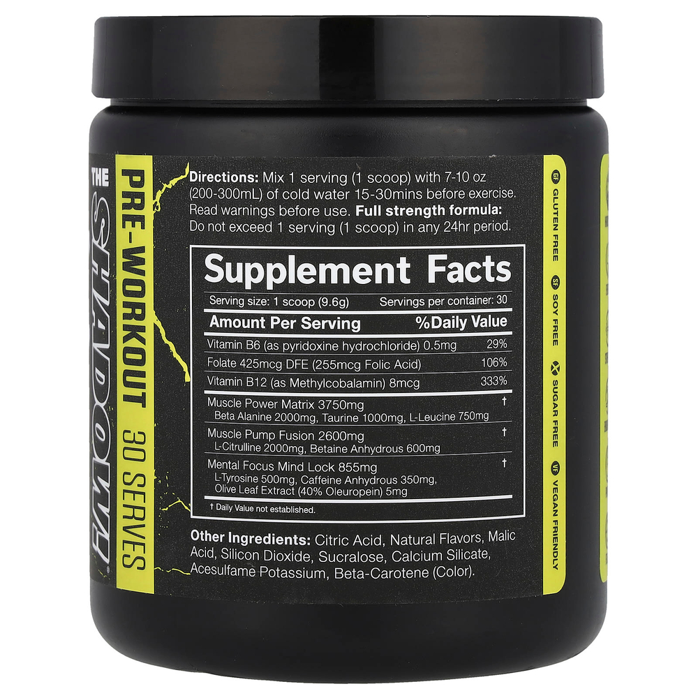 JNX Sports, The Light!®, предтренировочный комплекс, со вкусом лимона, 288 г (10,16 унции)