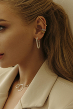 Кафф "Прямоугольник" в золочении