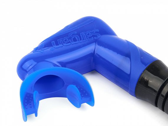 Набор маска+трубка в сумке Sargan Сталкер-Н ярко-синий/черный