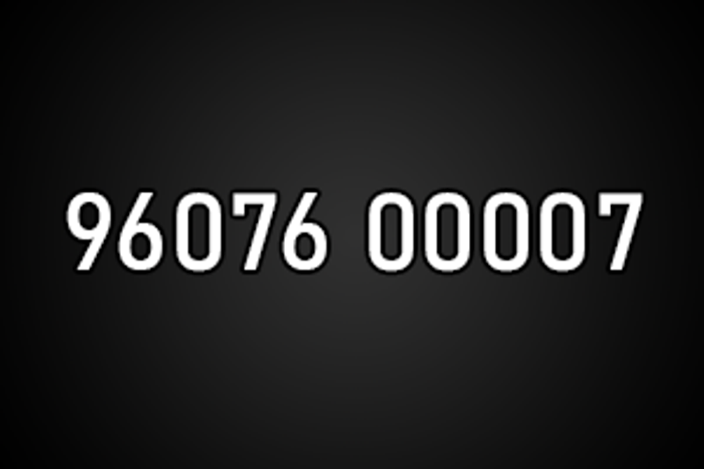 9607600007