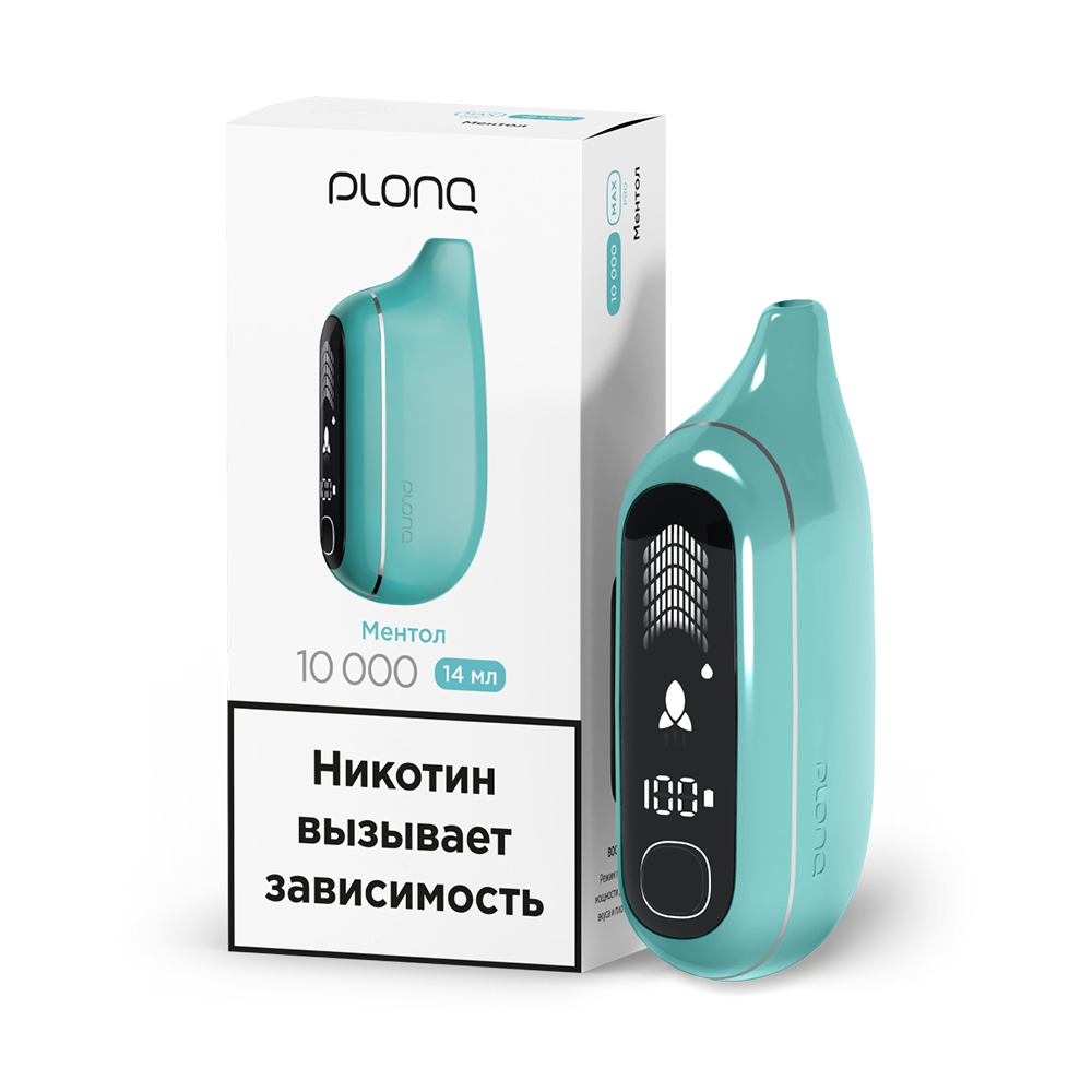 Plonq Max Pro - (Ментол) 10000 затяжек