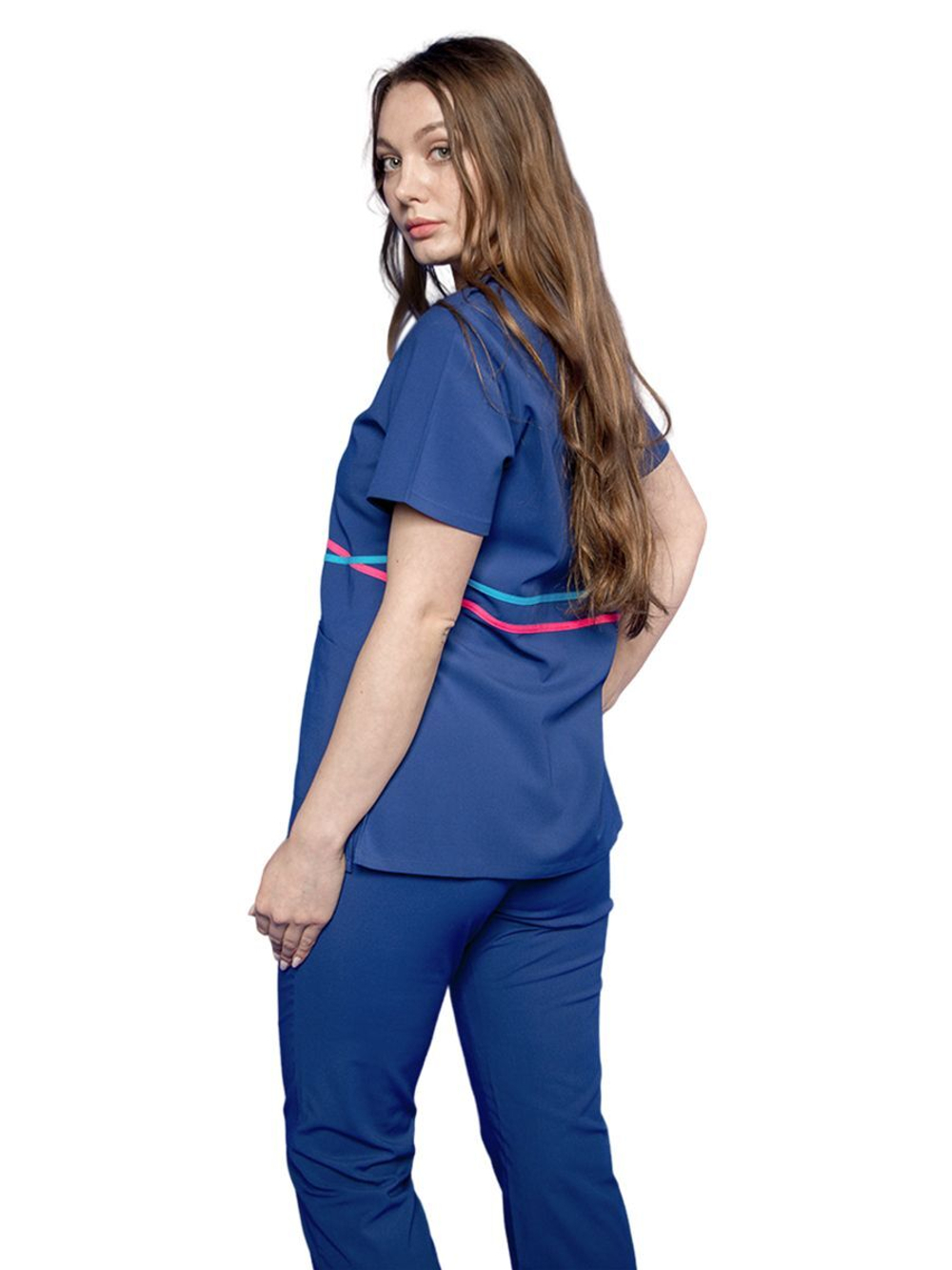 Туника медицинская женская Pulse 242 Florida, R132 светло-голубой, S