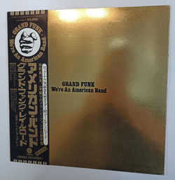 Винтажная виниловая пластинка Grand Funk Were An American Band (Japan 1973) (Gold translucent Vinyl)