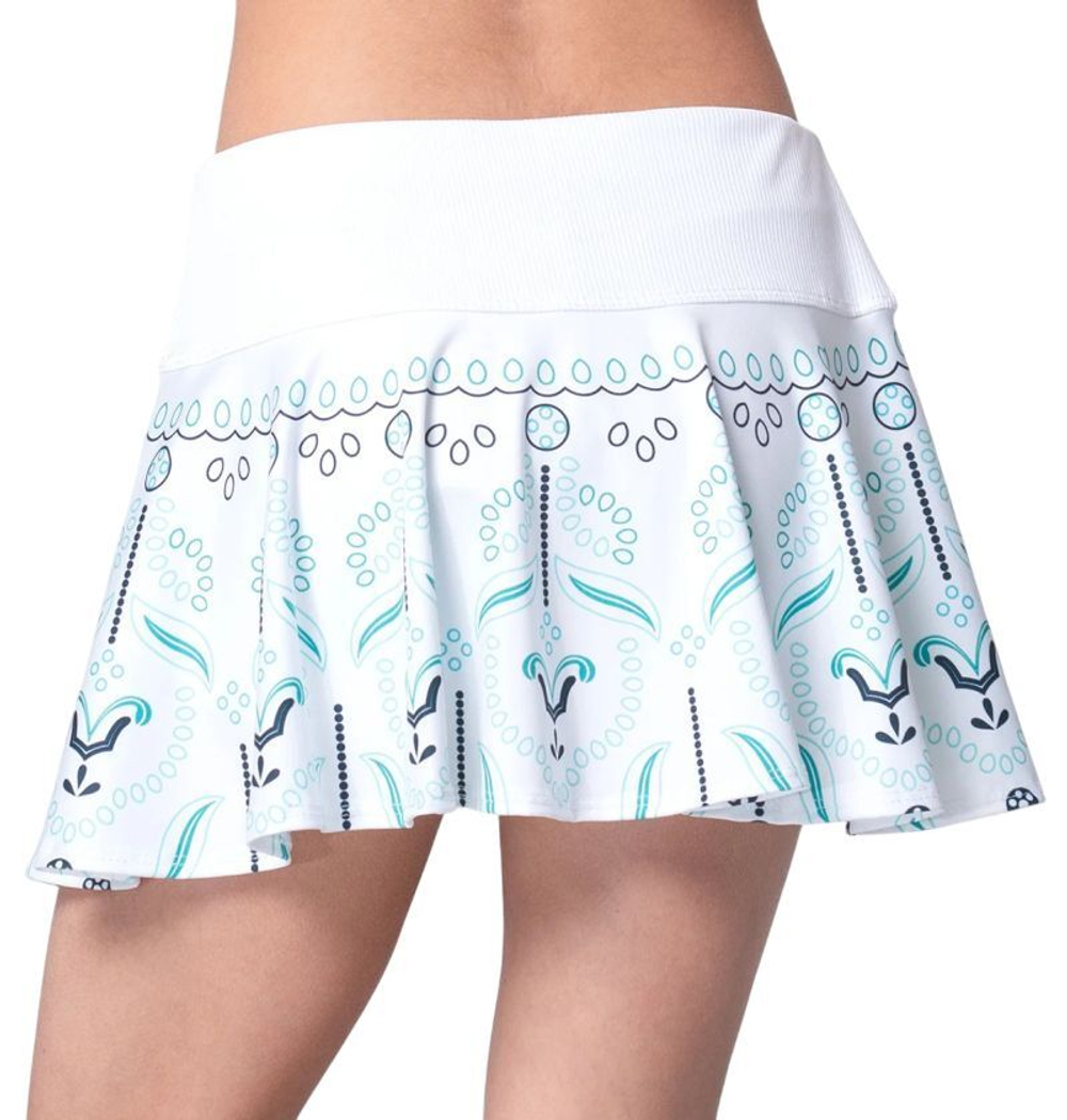 Теннисная юбка для девочки Lucky in Love Girls Eyelet You Win - white