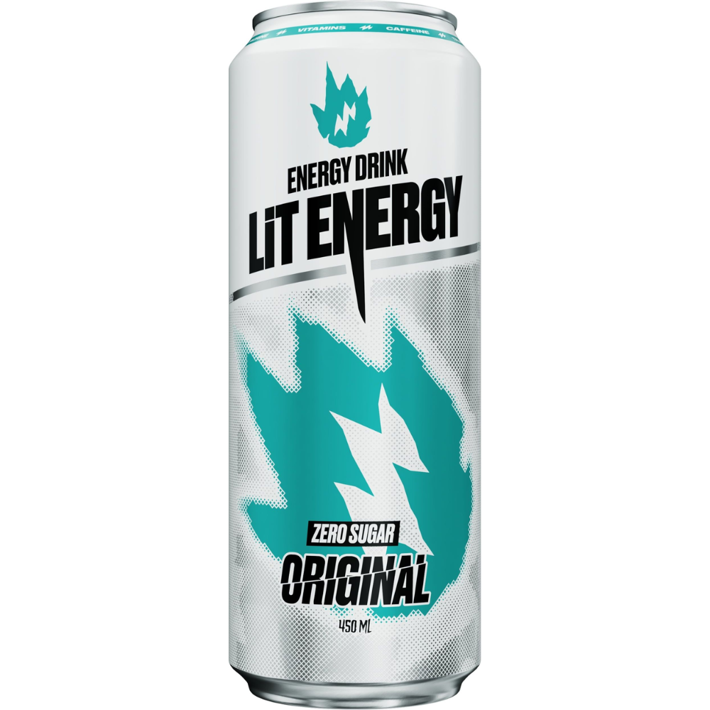 Напиток энергетический Lit Energi Original Zero Sugar 0.45 л ж/б