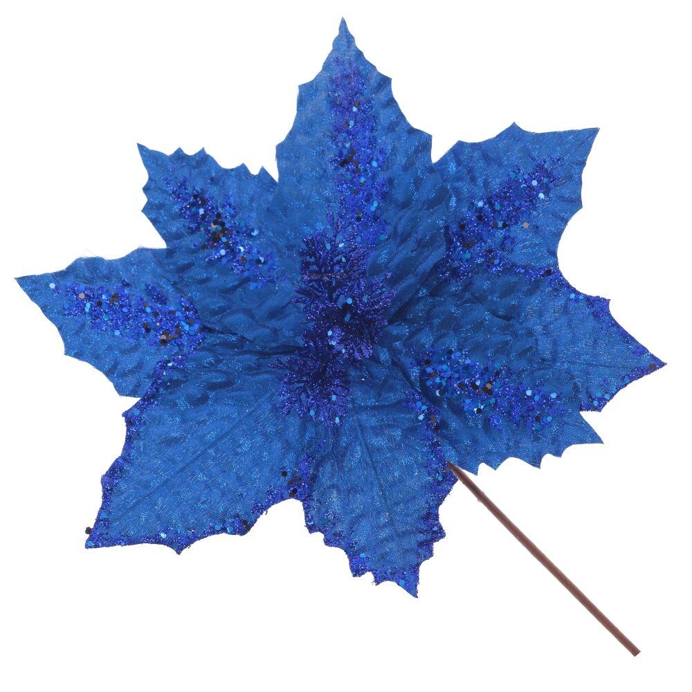 GAEM Цветок искусственный "Пуансеттия", L30 W30 H32 см, 3в.