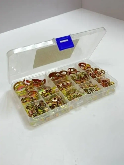 Набор пружинных самозажимных хомутов 115 штук 6мм-22мм