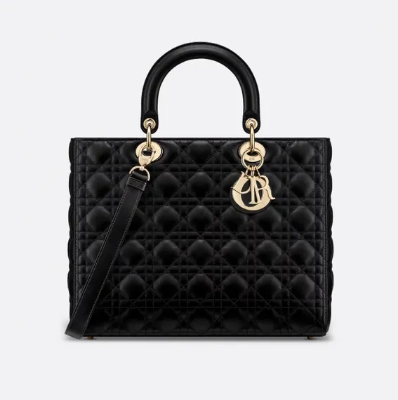 Сумка женская Dior Lady Dior, черный