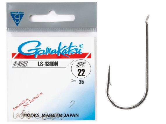 Крючки Gamakatsu LS-1310N HOOKS NICKEL разм. 22 25шт.