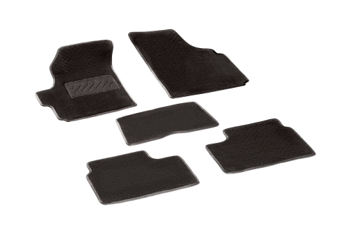 Ворсовые коврики LUX для Daewoo Matiz II 2000-н.в., Seintex.82263