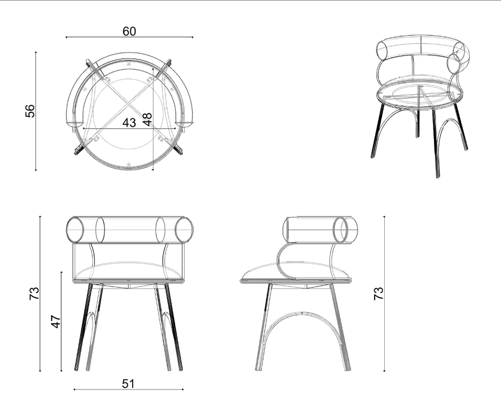 Стул Round