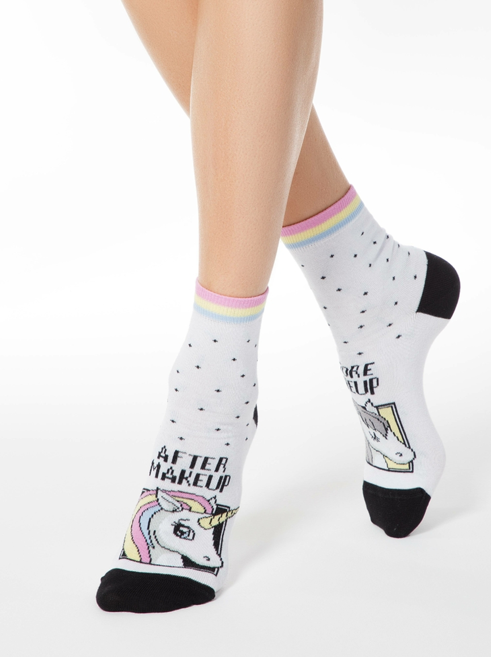 CONTE ELEGANT HAPPY (3 пары в коробке) Хлопковые носки