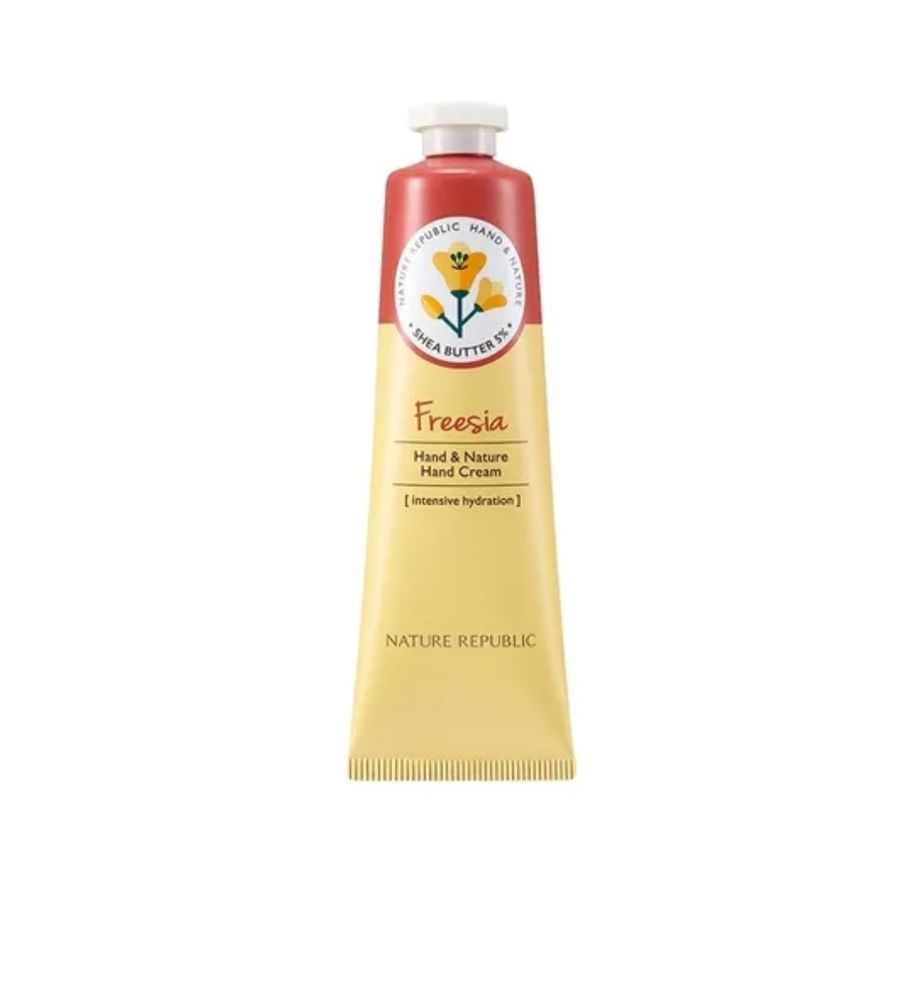 NATURE REPUBLIC Крем для рук с фрезией Hand&amp;Nature Freesia Hand Cream, 30 мл