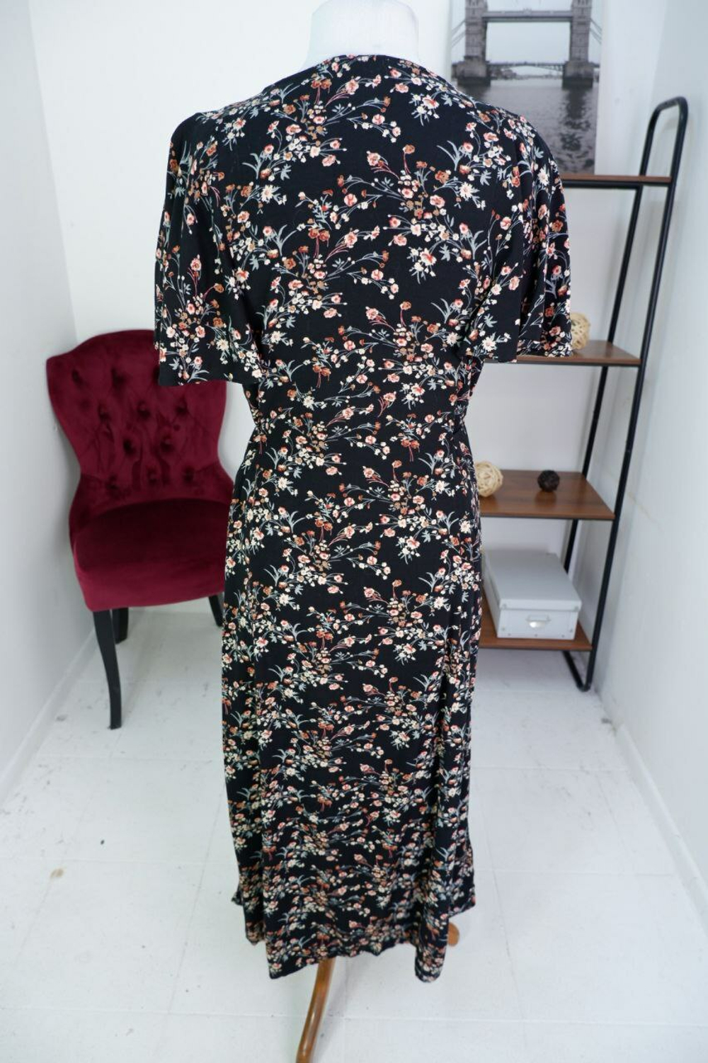 Платье Mango из вискозы 44 размер