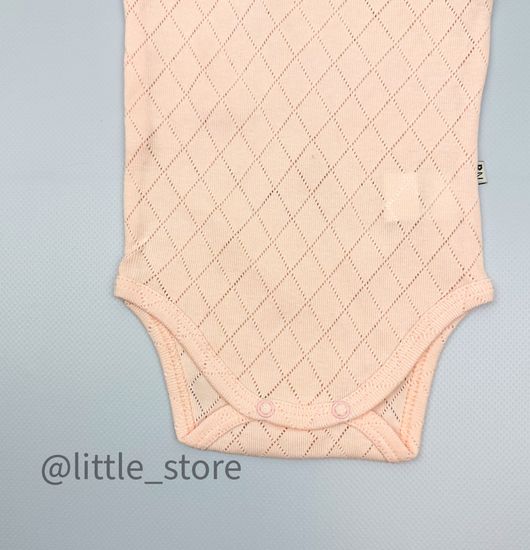 Боди ажурное без рукавов, Персиковое