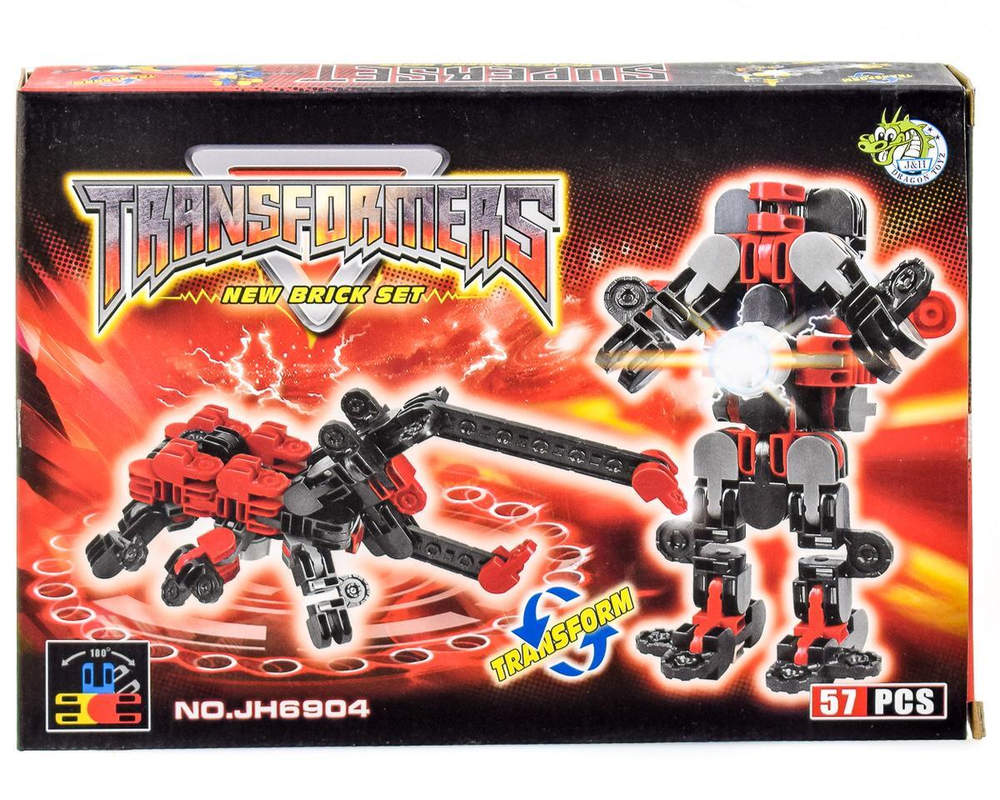 Конструктор "Страйп" Трансформер - жук 57 дет.27*14*4 см. арт JH6904