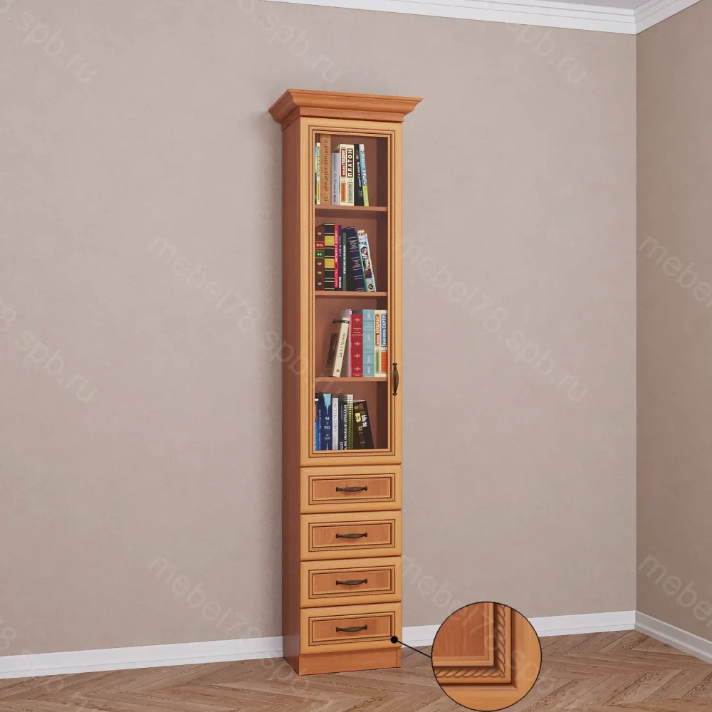 Шкаф книжный 1/6