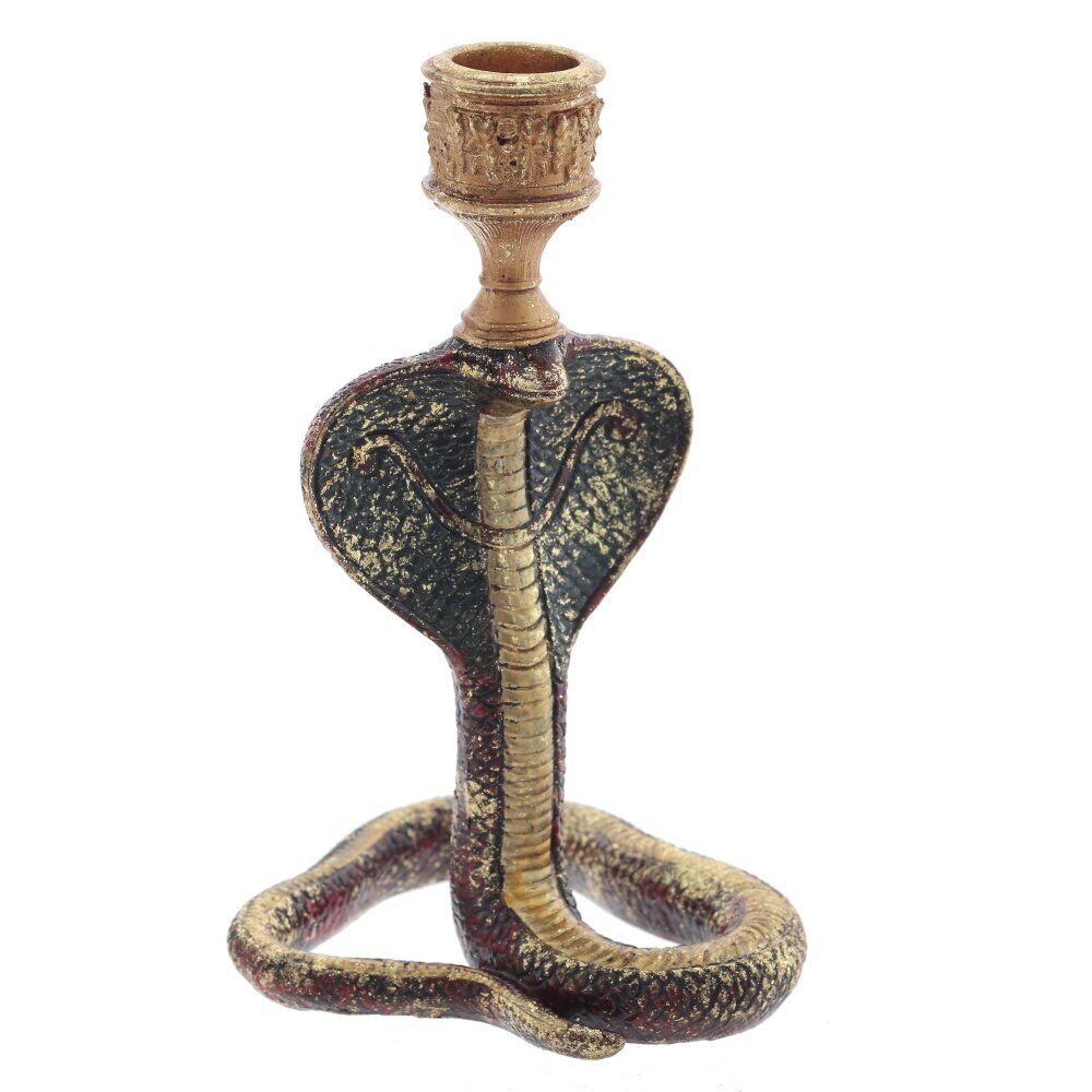 GAEM Подсвечник "Змея", L10 W10 H18 см, 2в.