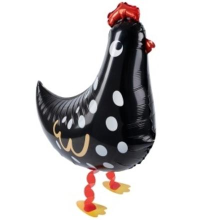 К Ходячая Фигура Курица Черный 50 см.