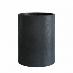Кашпо Concretika Cylinder D40 H80 Charcoal