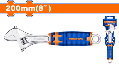 Ключ разводной 200 мм, 0-30 мм (6/36) WADFOW WAW2208