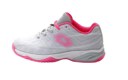 Детские теннисные кроссовки Lotto Mirage 300 III ALR JR - vapor gray/glamour pink