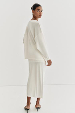 OVERSIZE ТОНКОЙ ВЯЗАНЫЙ СВИТЕР - ZARA