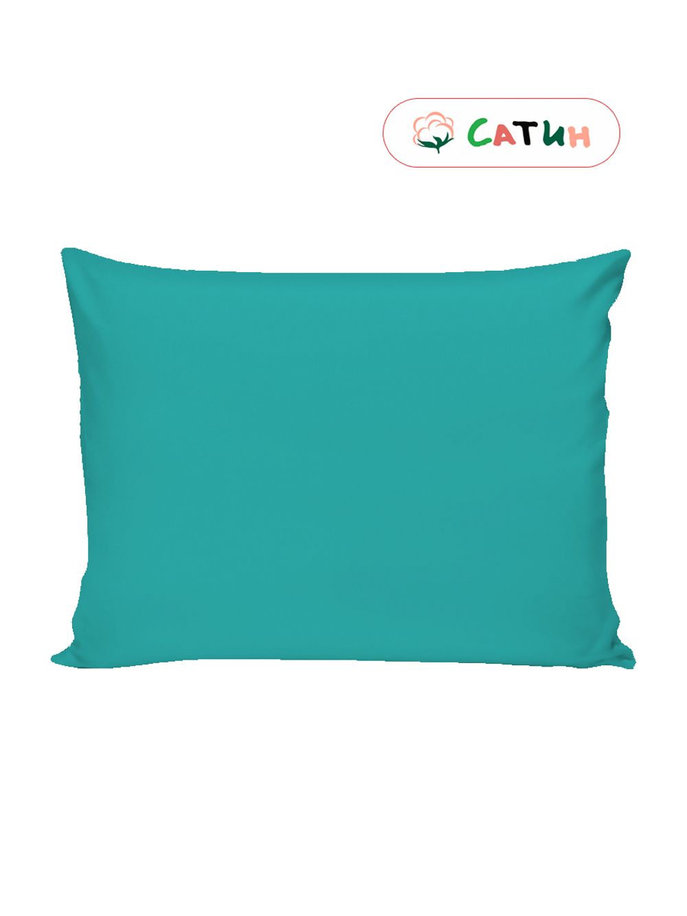 Наволочка 1 шт сатин Milky Garden "Зеленый" 40x60 см на молнии
