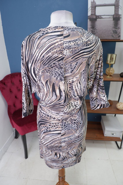 Платье Diollary с принтом 46 размер