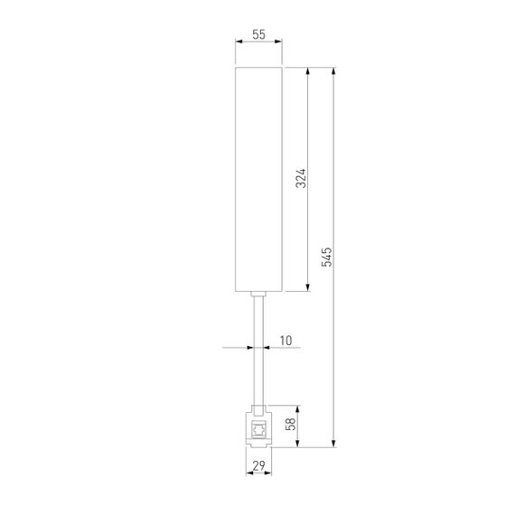 Декоративная стойка с вводом питания Elektrostandard Esthetic Magnetic 85146/00 a065442