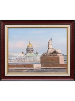 Картина маслом Вид от Академии Художеств Воробьев