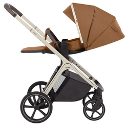 Коляска Carrello Vector CRL-6550 и автокресло Cybex Aton B2 Volcano Black 3 в 1 Coral Beige