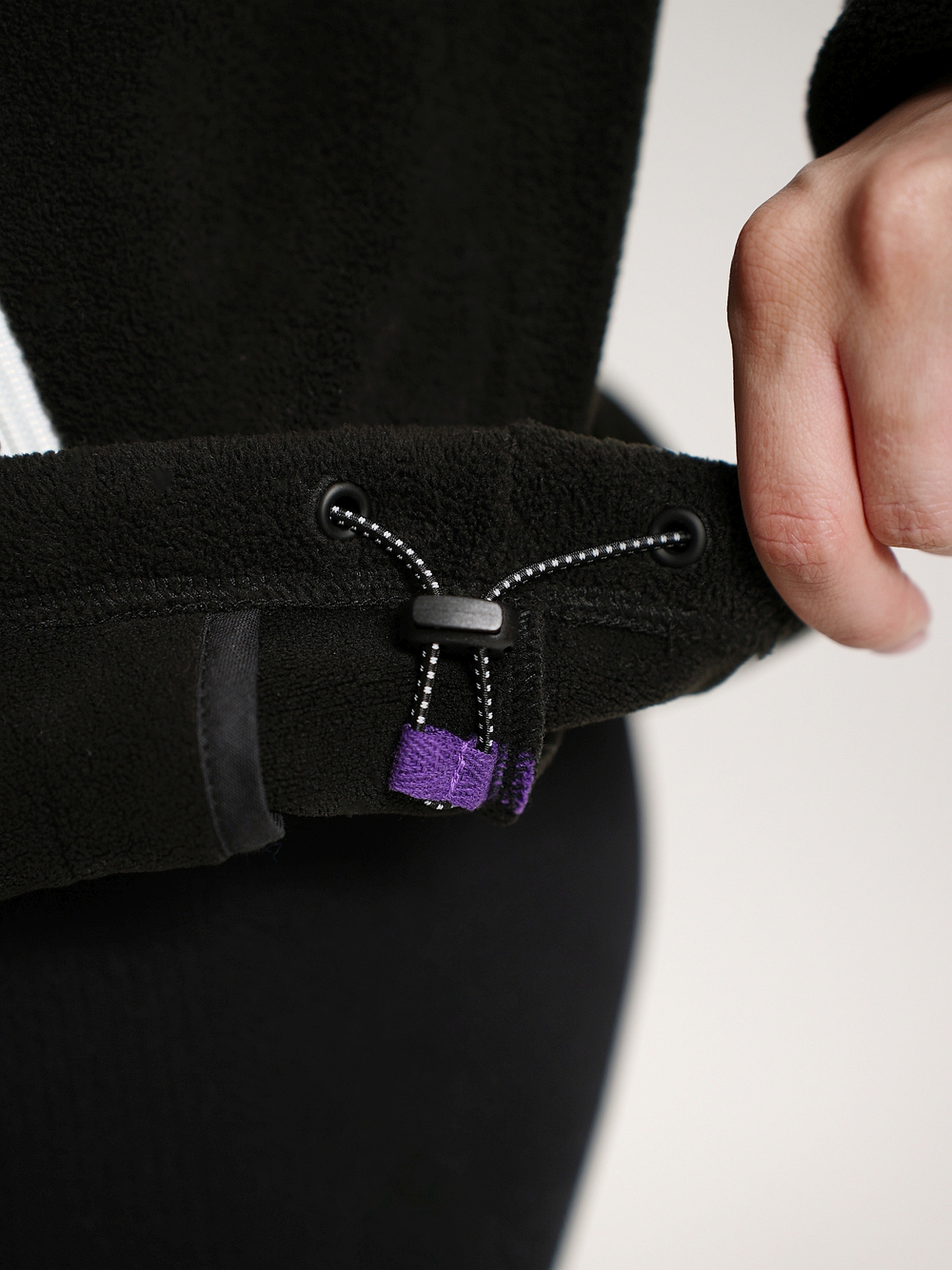 Анорак женский, цвет "Чёрная скала"