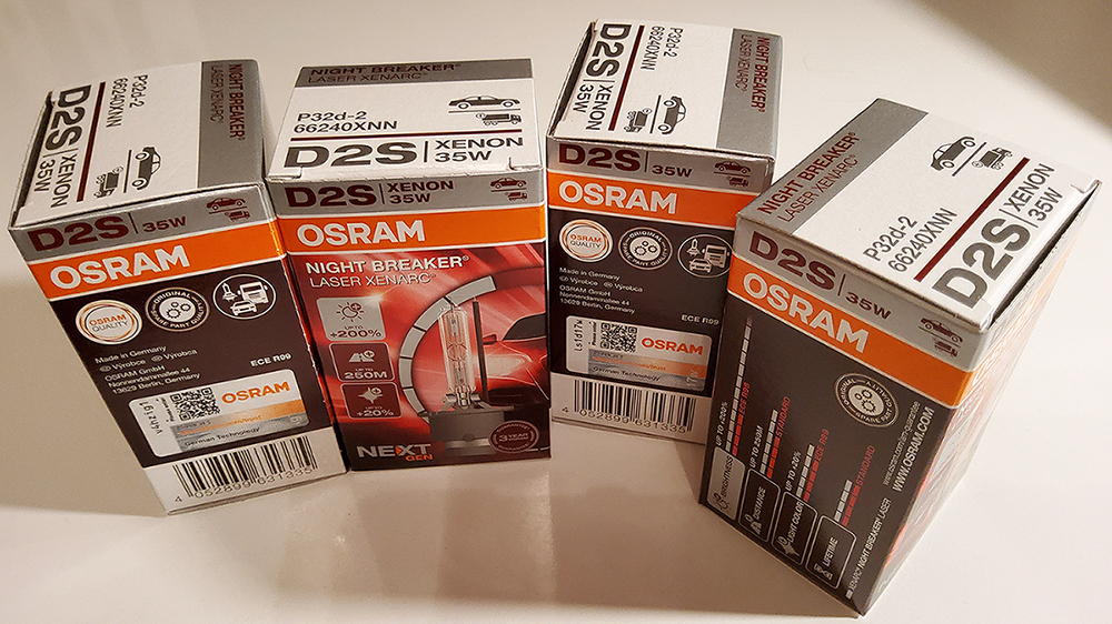 Ксеноновая лампа Osram D2S Night Breaker Laser +200%