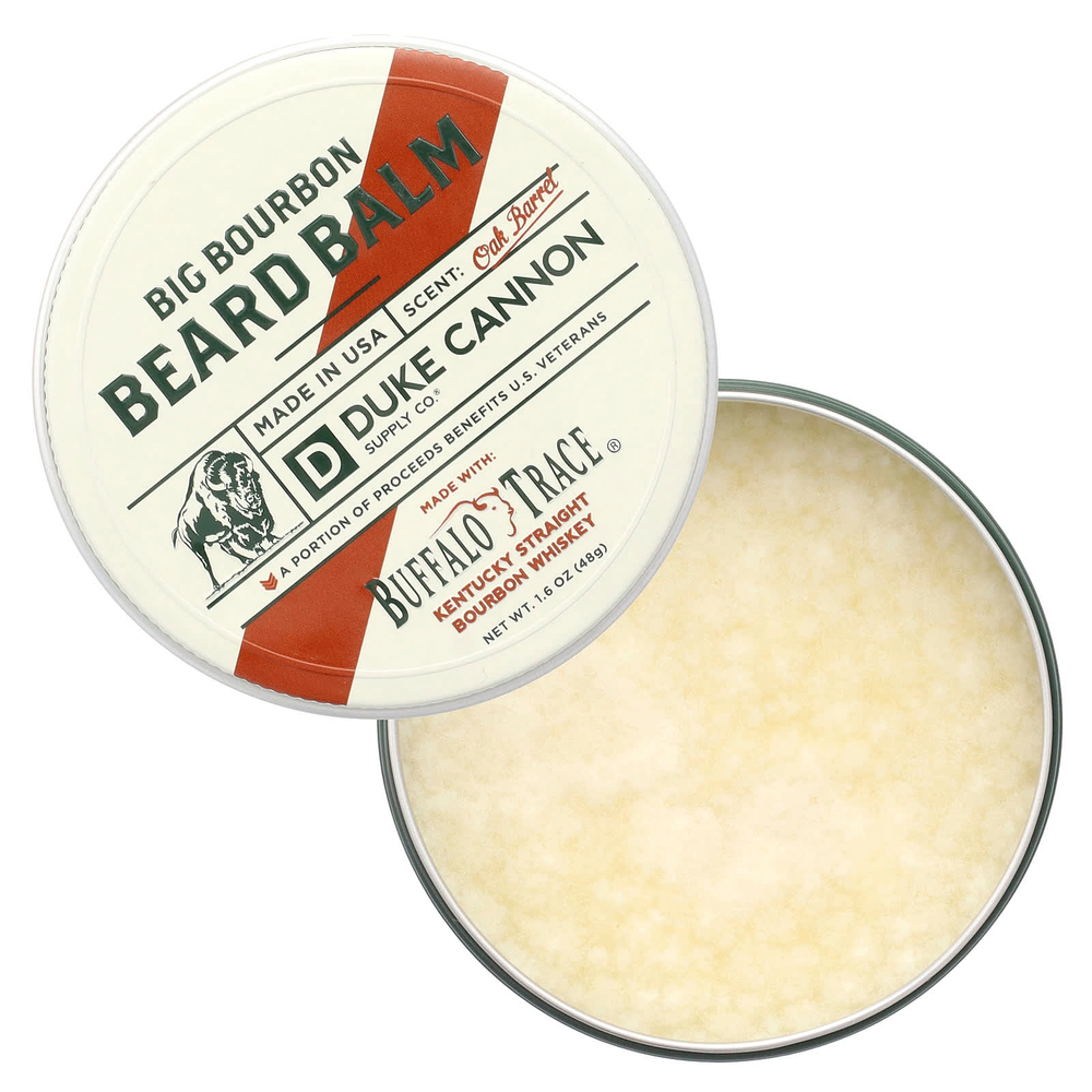 Duke Cannon Supply Co., Бурбонский бальзам для бороды, дубовая бочка, 48 г (1,6 унции)