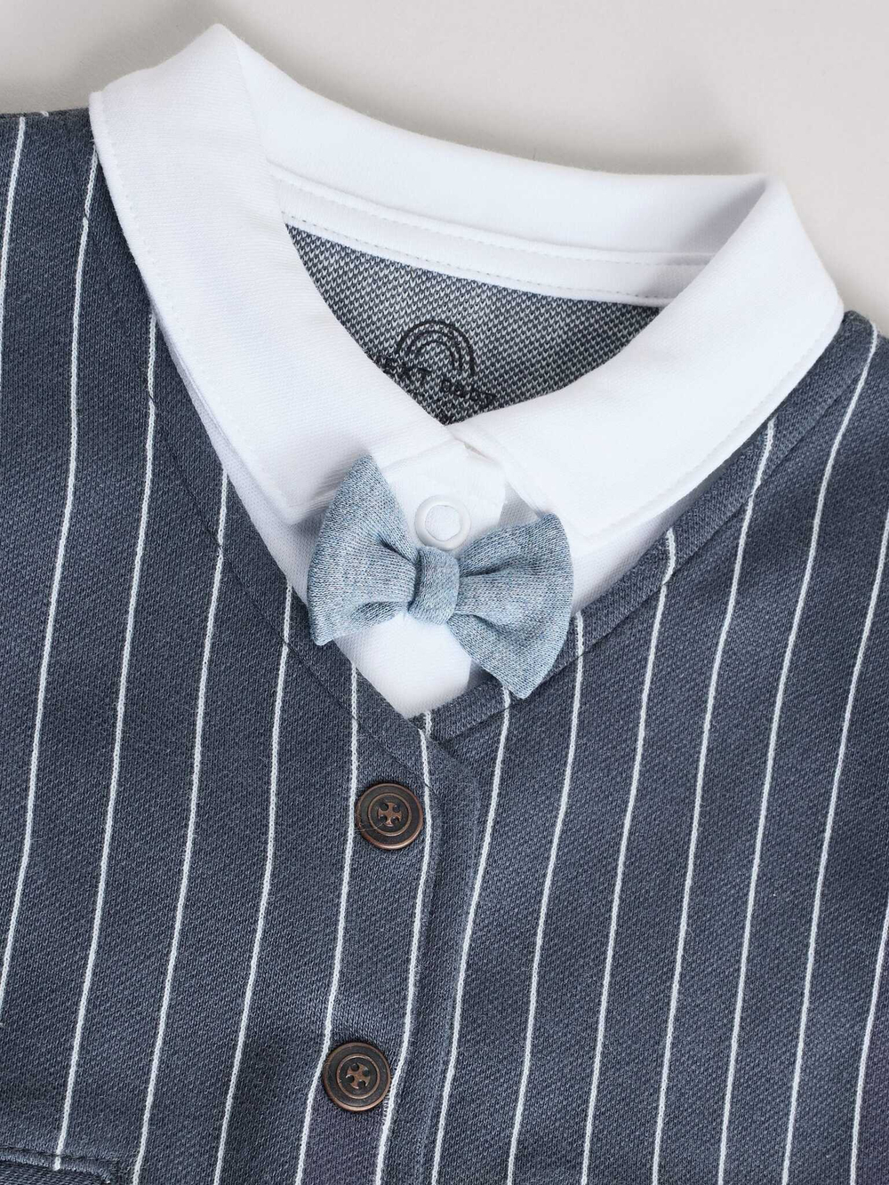 Комбинезон / Cлип для малышей Next E19-555, Белый, Серый