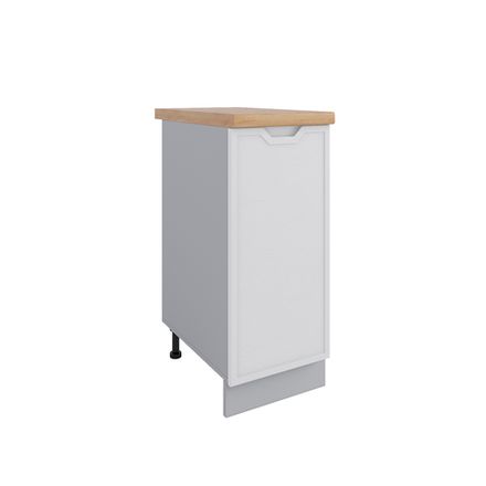 Кухня Модуль  С 350 (левый) Арка Штукатурка белая