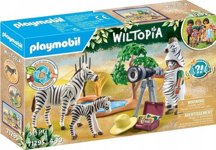 Конструктор Playmobil Wiltopia - Незабываемое путешествие по дикой местности саванны с фотоаппаратом Плеймобиль 71295