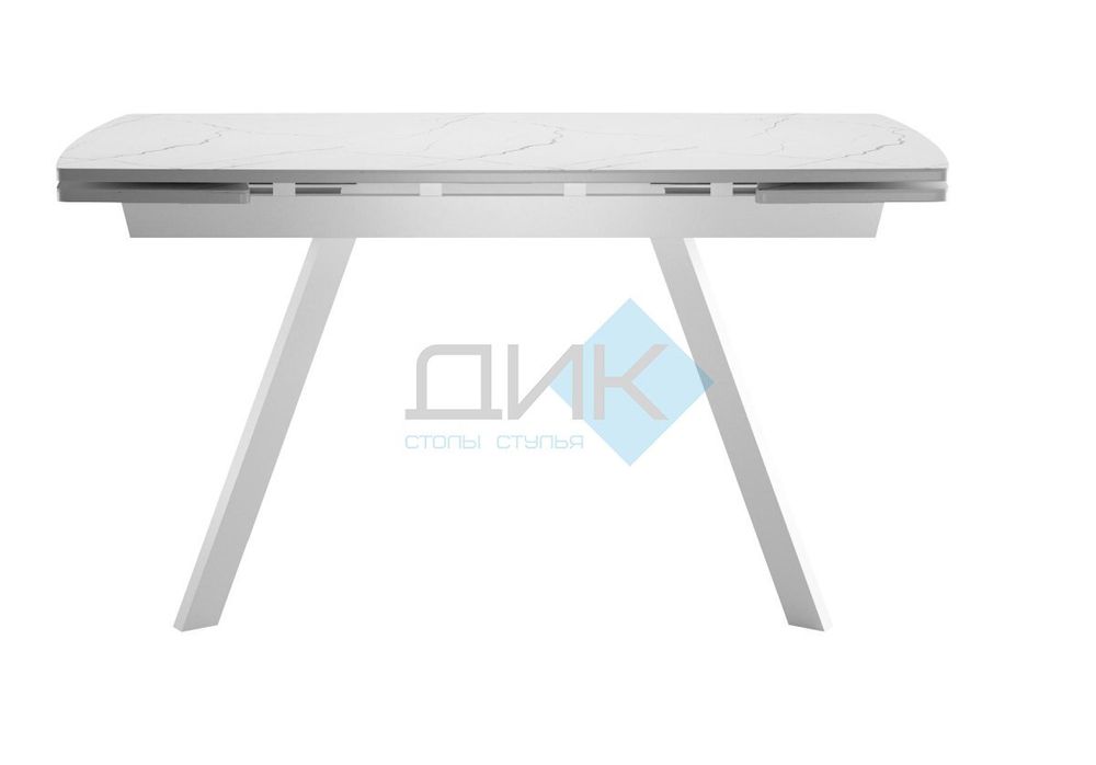 Стол DikLine US120 опоры белые
