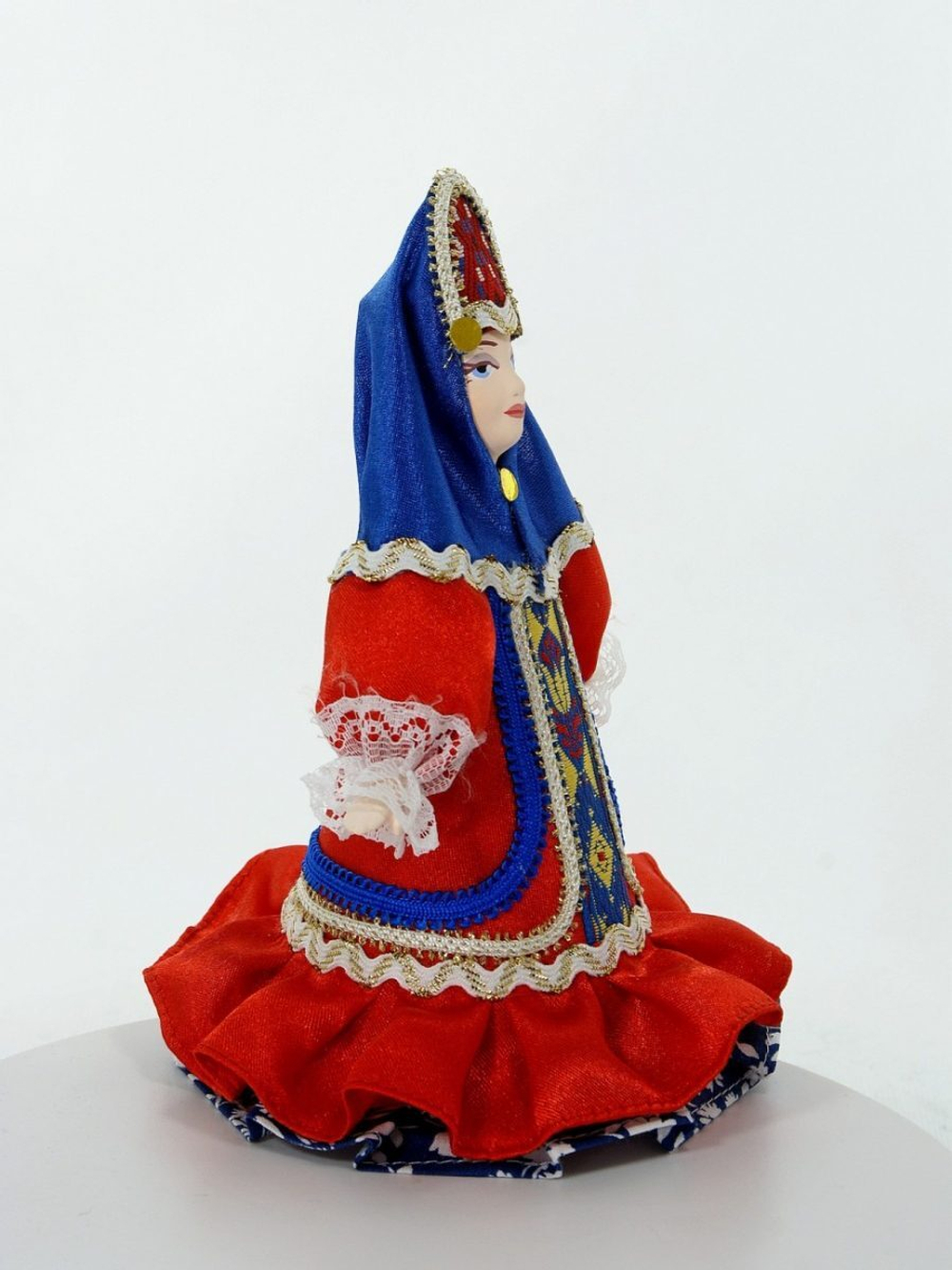 Кукла интерьерная Потешного промысла в Женском зимнем костюме.